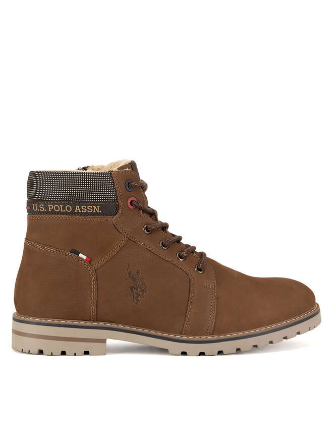 

Ботильоны на шнуровке POLY001M/DLT1 U.S. Polo Assn., коричневый