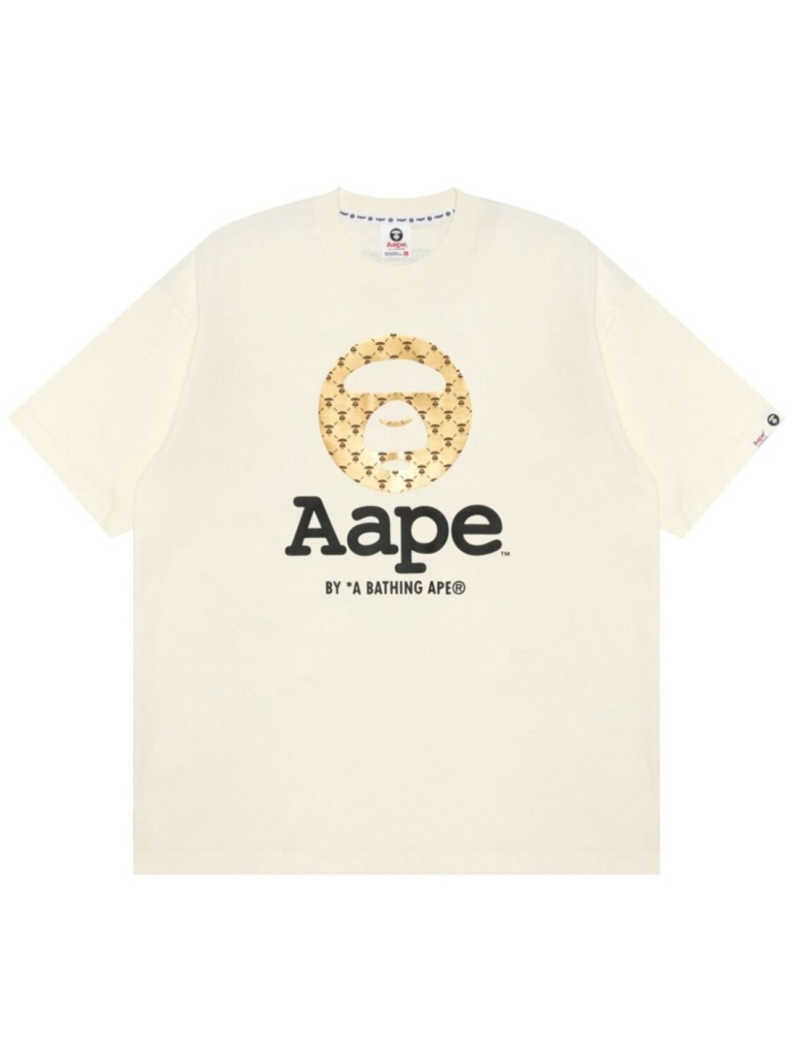 

Футболка с логотипом AAPE BY *A BATHING APE, белый