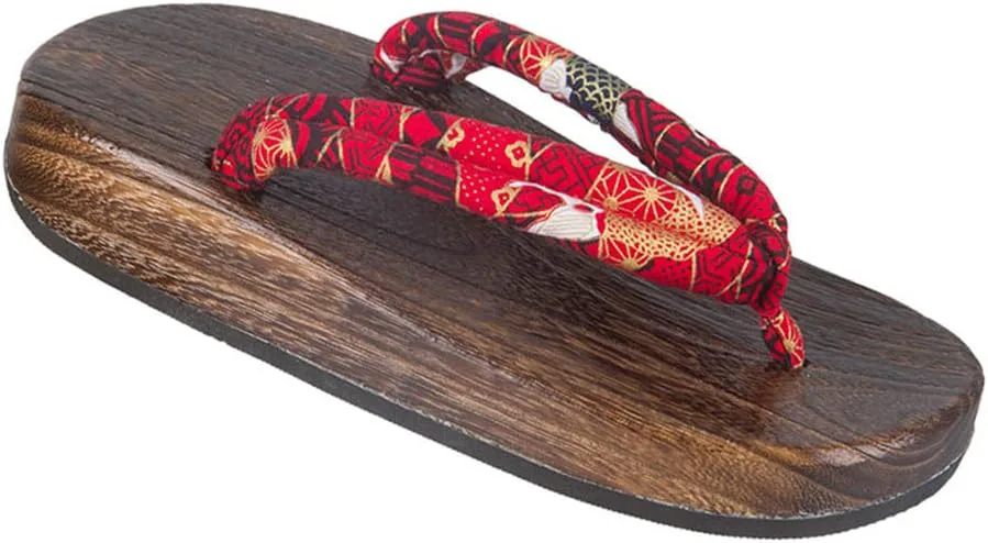 Clog Shoes,high-density EVA sole, anti slip and wear-resistant Japanese style сандалии for home use, men's and women's beach flip flops BYDZKJ, красный