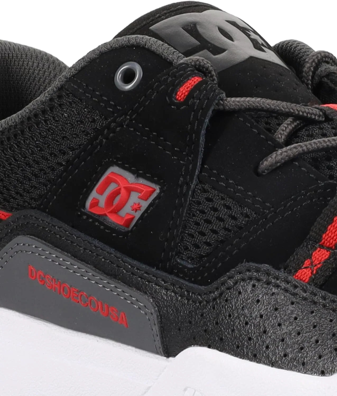 Мужские кроссовки DC Shoes Construct, черный/красный — фото 3