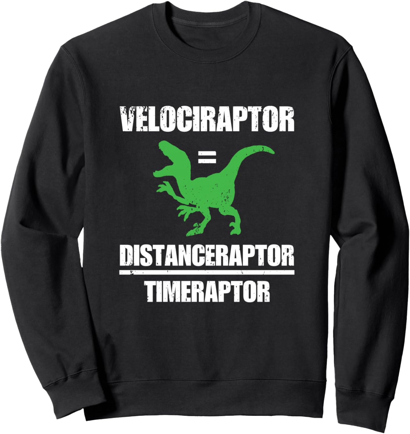 

Толстовка с изображением динозавра велоцираптора, любителя математики Funny Raptor Dinosaur Apparel, черный