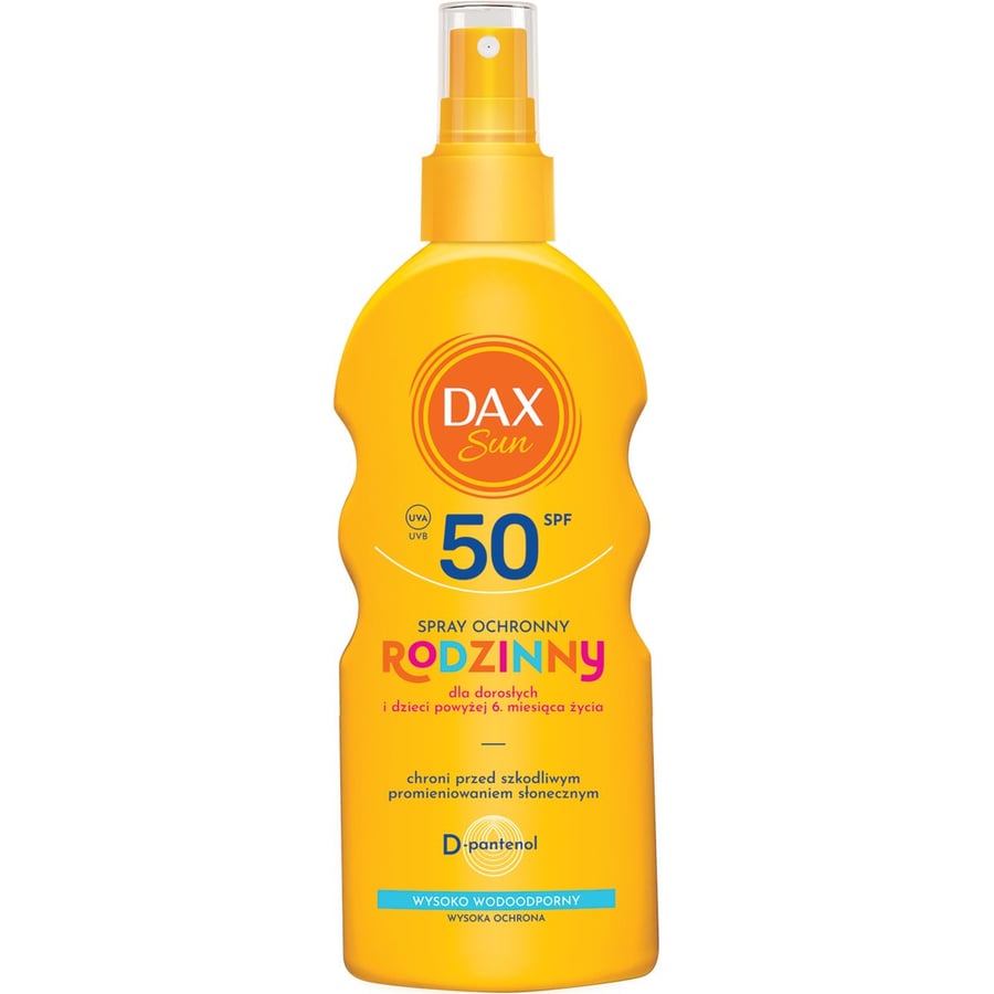 

Dax Sun, Семейный защитный спрей SPF 50, 200 мл