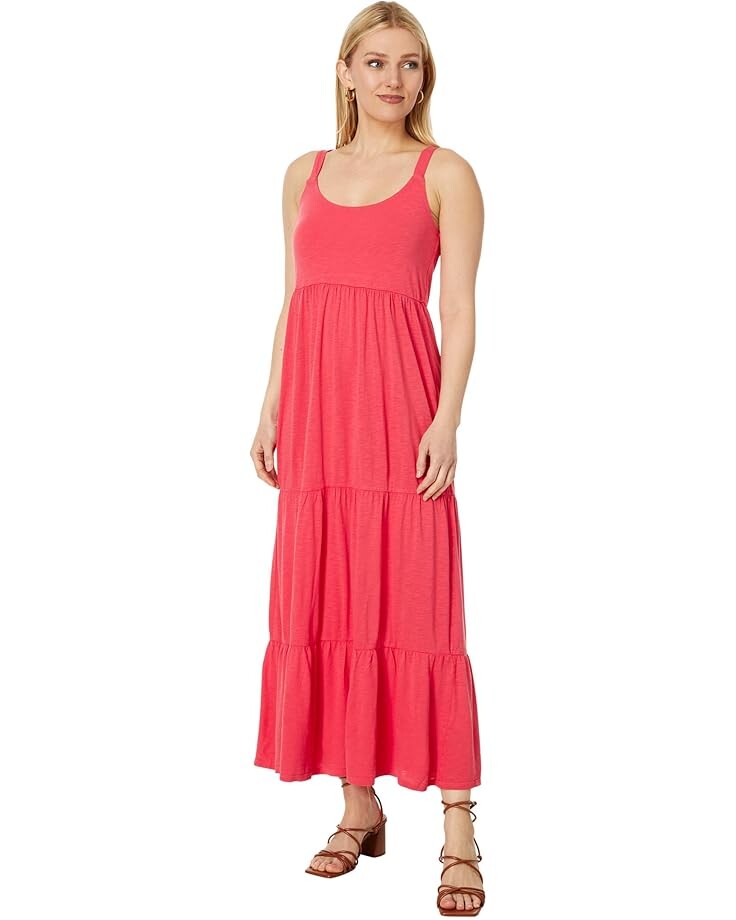 

Платье NIC+ZOE Tiered Maxi Dress, цвет Poppy