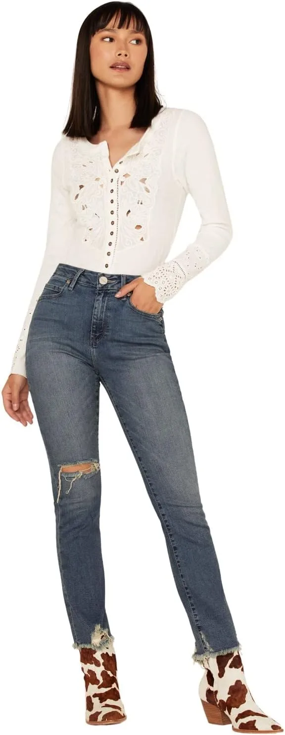 

Kate-LBD1 джинсы прямые с высокой посадкой Lola Jeans