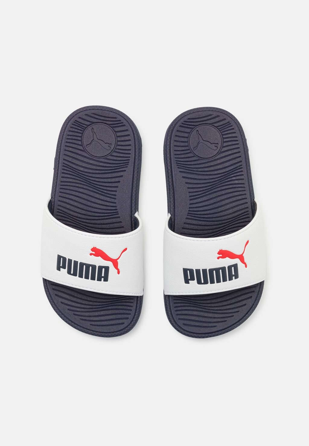 Шлепанцы COOL CAT 2.0 UNISEX Puma, цвет white/navy/for all time red — фото 4