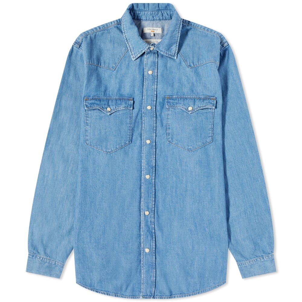 

Джинсовая рубашка в стиле вестерн Nudie Jeans Co George