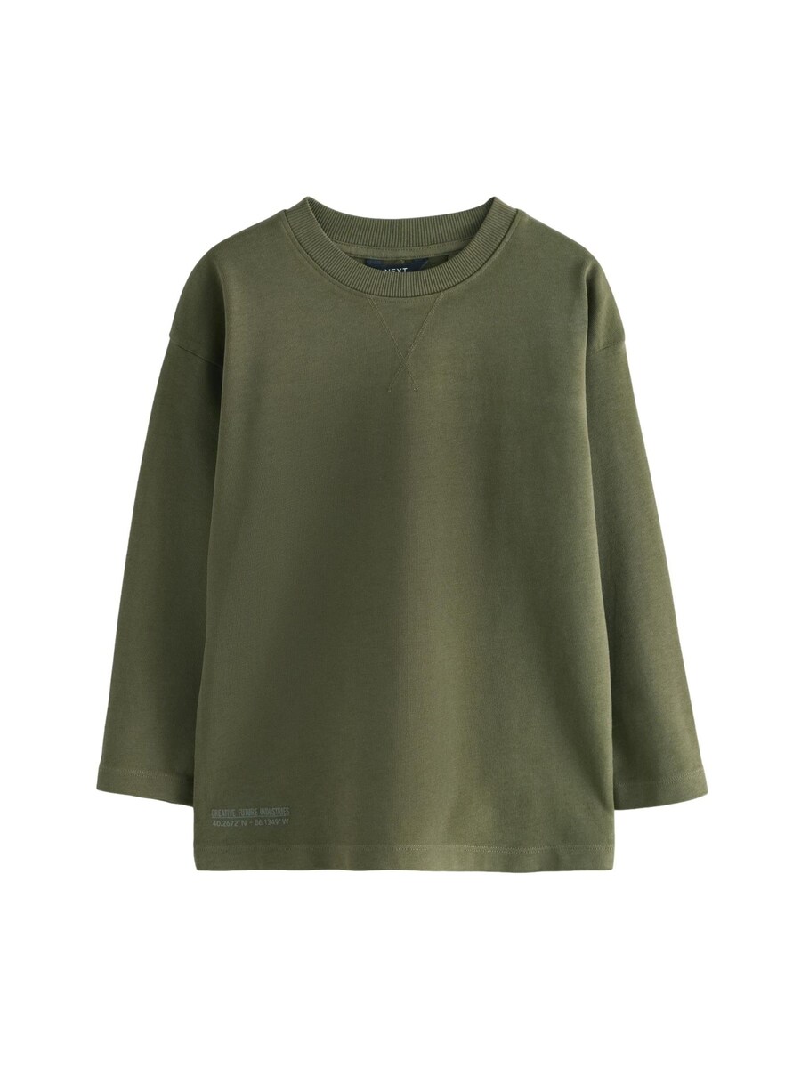 

Лонгслив Next Shirt, оливковый