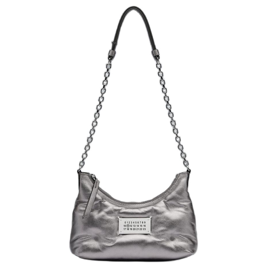 

Glam Slam Micro Hobo Bag Women's Silver Maison Margiela