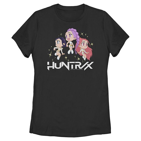 

Футболка с принтом Juniors' K-POP Demon Hunters Huntrx Chibi Group Licensed Character