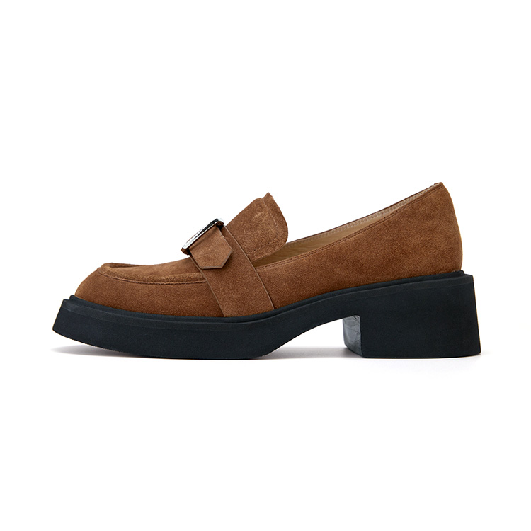Marie Claire Лоферы на платформе 5 см Molten Rock Chocolate Brown - Lava Nama Chocolate Brown, цвет Lava Nama Chocolate Brown