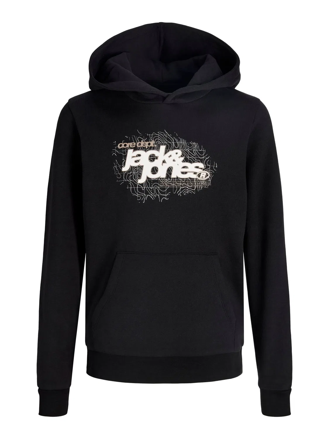 Капузон из хлопка JACK & JONES Junior, черный