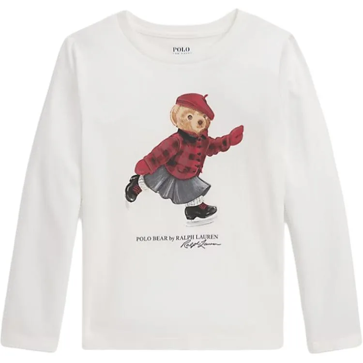 Футболка детская Polo Ralph Lauren, белый — фото 3