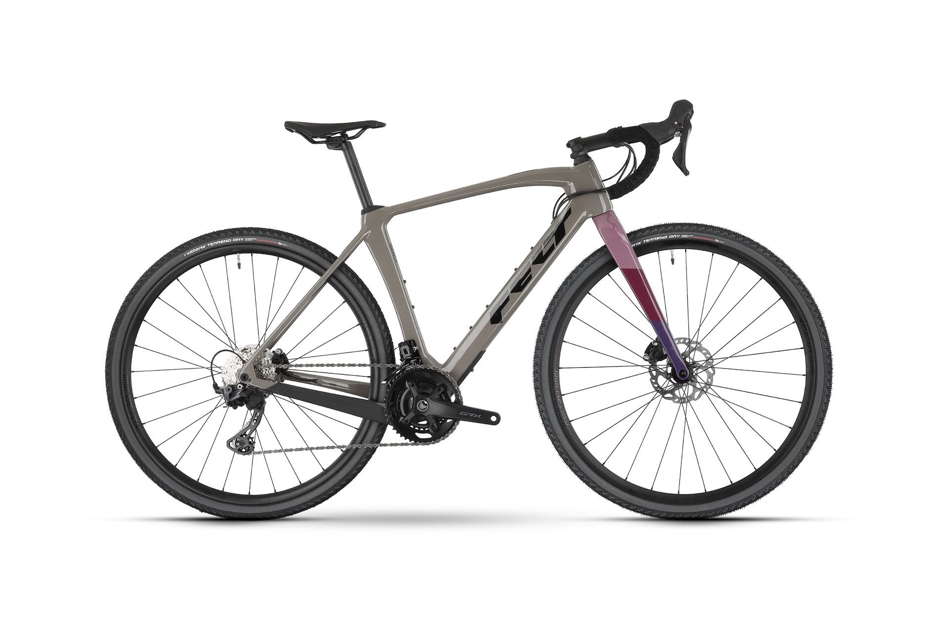 

Гравийный велосипед Felt Breed advanced grx 610 - 28 дюймов - diamant, schwarz | lavasmoke