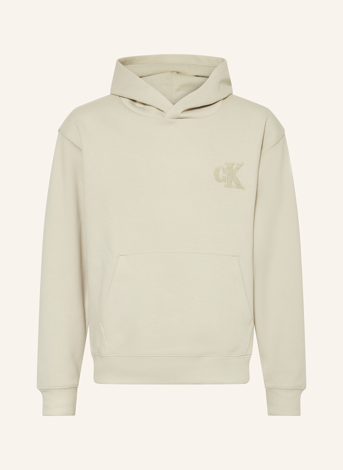 

Толстовка из пике Calvin Klein, серый