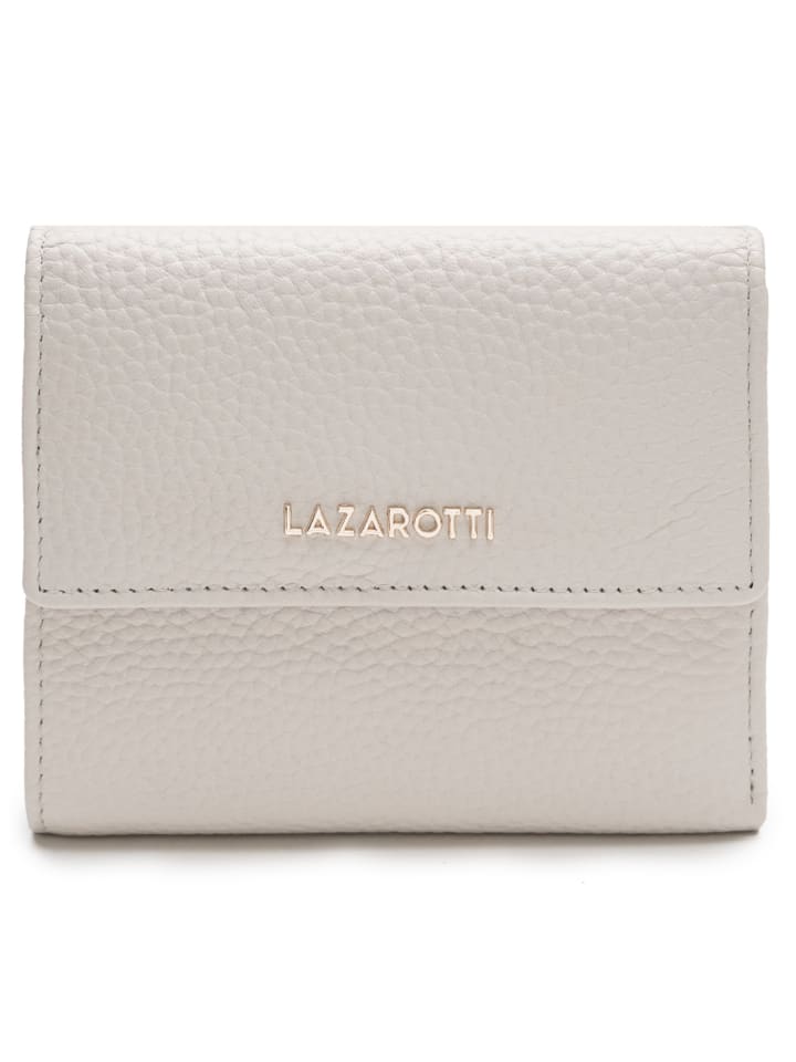 

Кошелек Lazarotti Bologna Leather Geldbörse Leder 12 cm, цвет cream