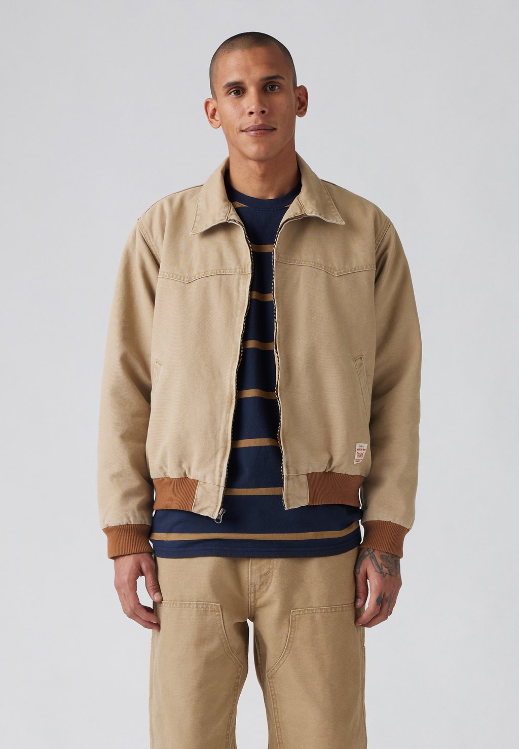

Джинсовая куртка EMBARCADERO AVIATOR Levi's Workwear, бежевый