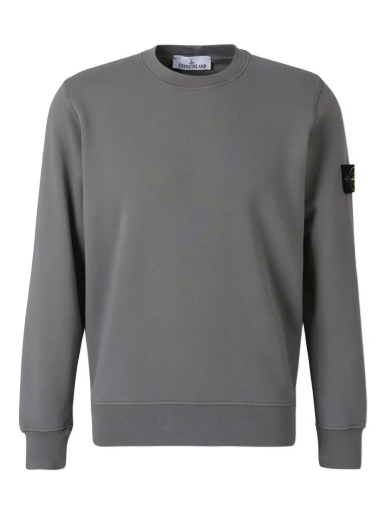 

Толстовка с круглым вырезом и логотипом Stone Island Compass, серый