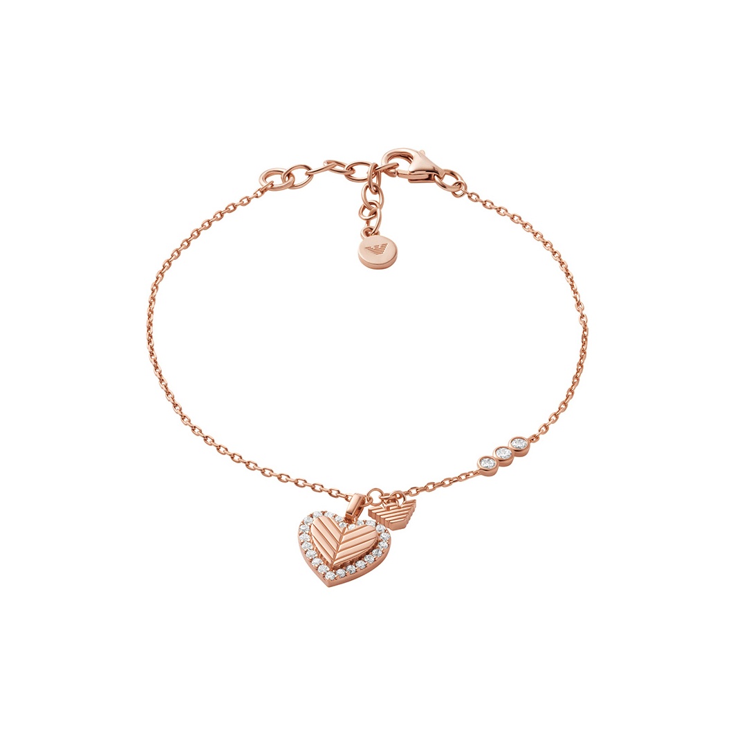

Серебряный браслет 925 пробы для женщин Rose Gold EMPORIO ARMANI, розовое золото