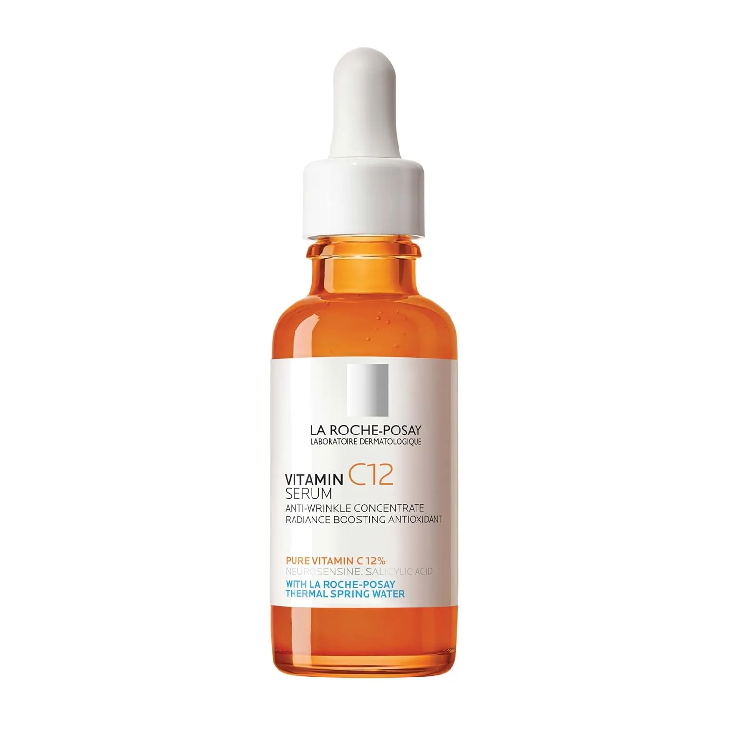 Сыворотка La Roche-Posay — Pure % с витамином C для лица с гиалуроновой и салициловой кислотой, увлажняющая , сияние, 29.9 мл