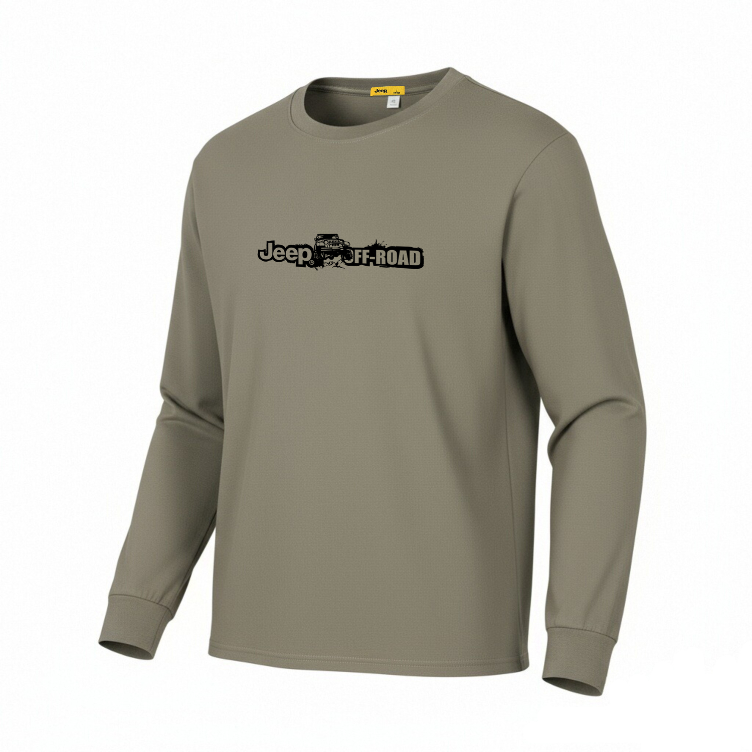 

Футболка с длинным рукавом Unisex Jeep, коричневый