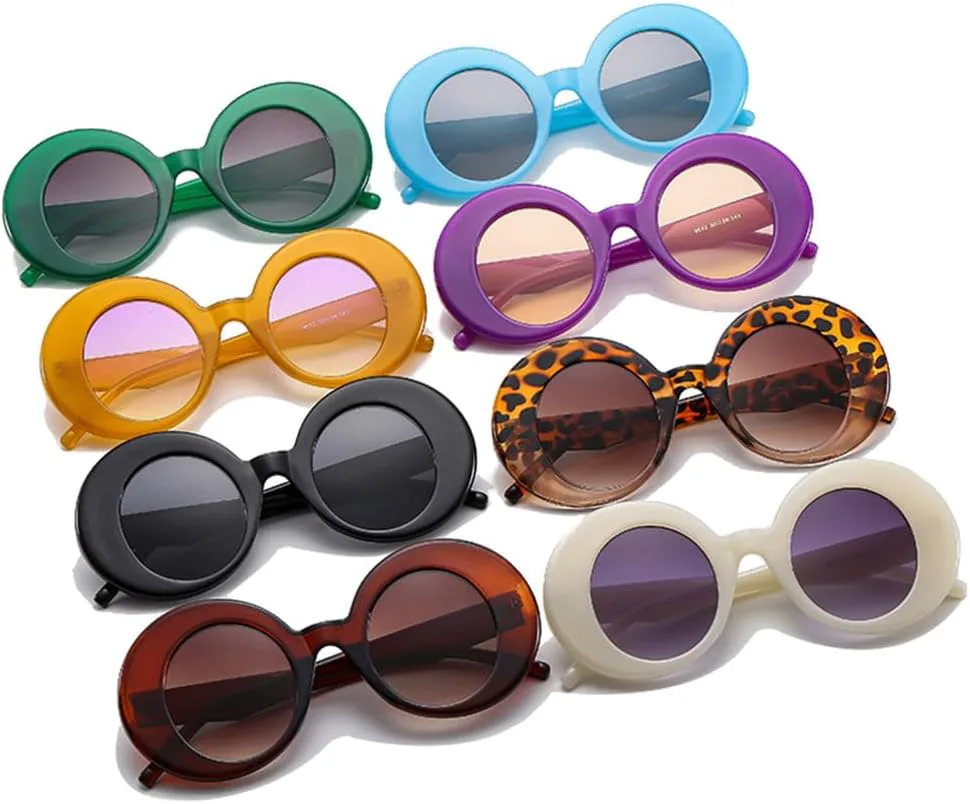 

Модные большие овальные солнцезащитные очки для женщин, солнцезащитные очки UV400 с градиентом, мужские солнцезащитные очки в стиле ретро-панк HVTVTLA, Black Gray