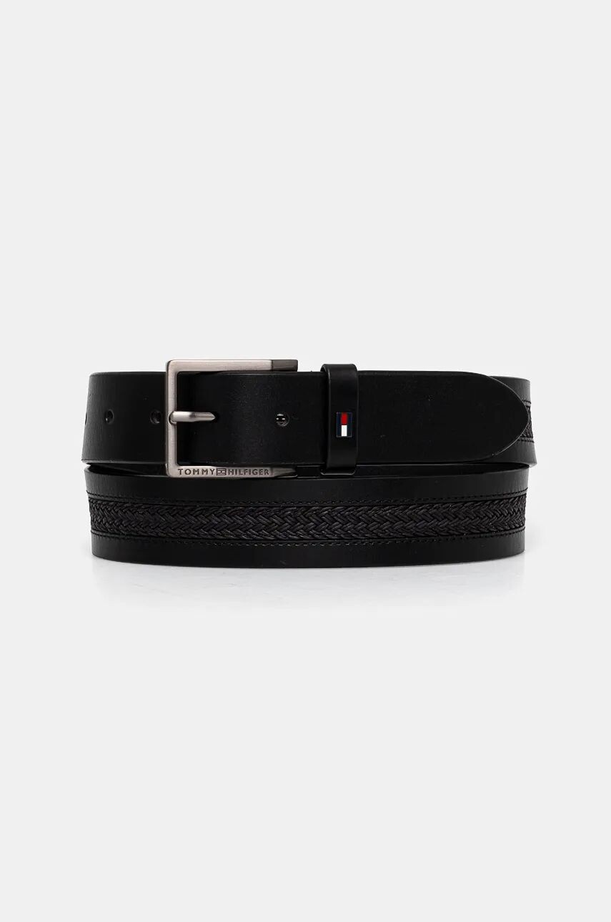 

Кожаный ремень Tommy Hilfiger, черный