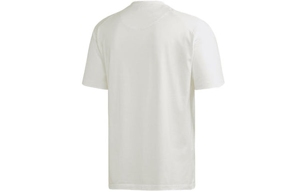 Футболка men's y-3 ss21 casual logo short sleeve white t-shirt Adidas, белый — фото 2