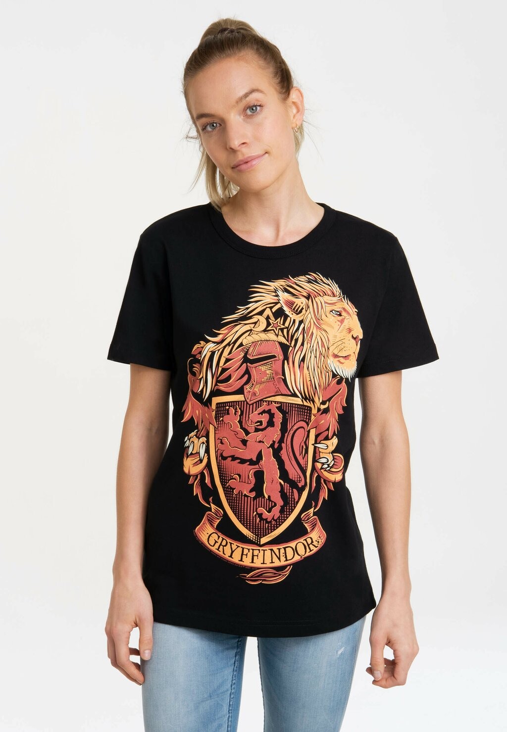

Футболка с принтом HARRY POTTER GRYFFINDOR LOGOSHIRT, черный