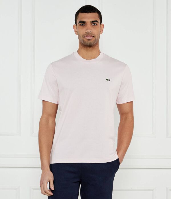 

Футболка мужская Lacoste классического кроя, розовый