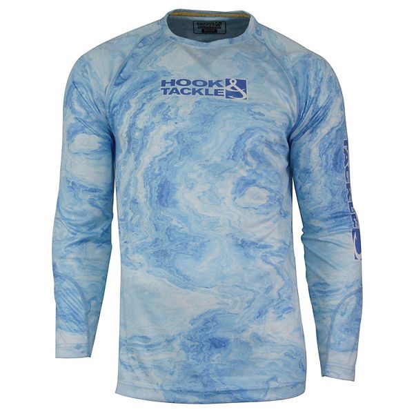 

Футболка с длинным рукавом для рыбалки с защитой от ультрафиолета Hook & Tackle