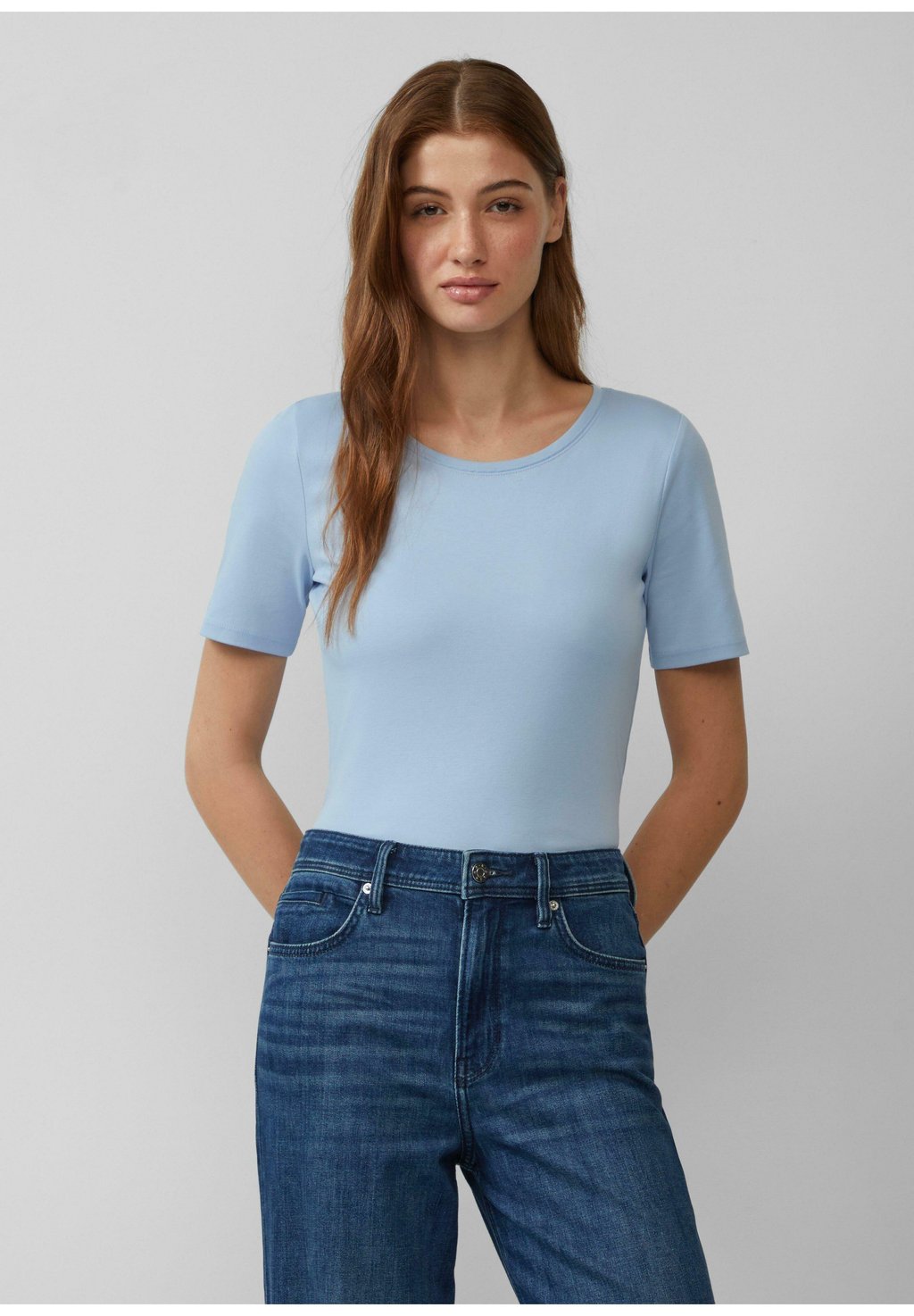 

Базовая футболка s.Oliver, светло-голубой