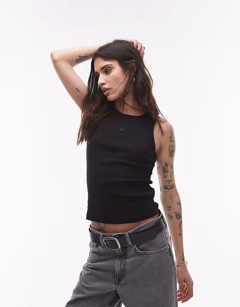 

Топ Carhartt WIP philips черного цвета