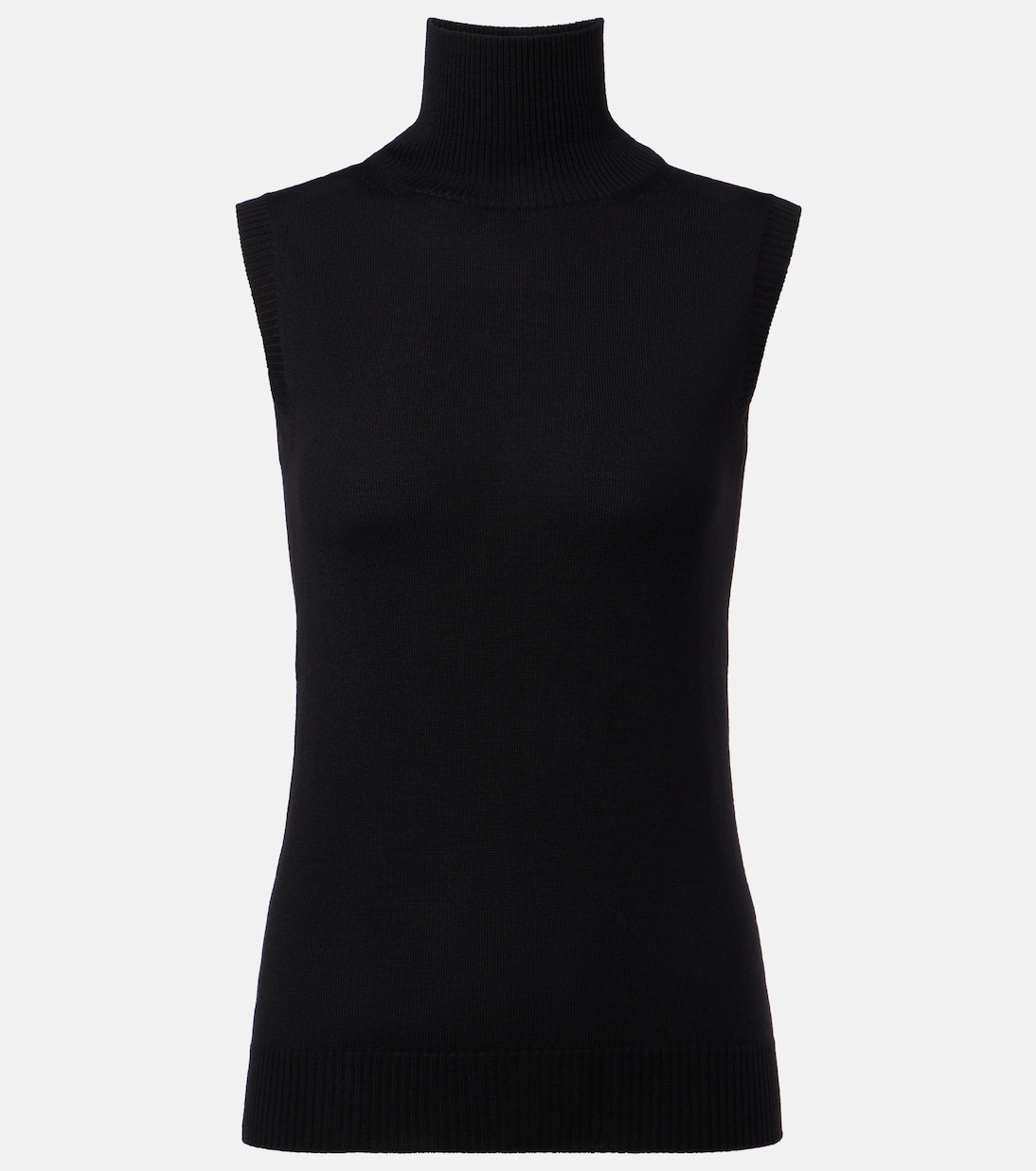

Вертиго вязаный топ из чистой шерсти Sportmax, Nero Unito