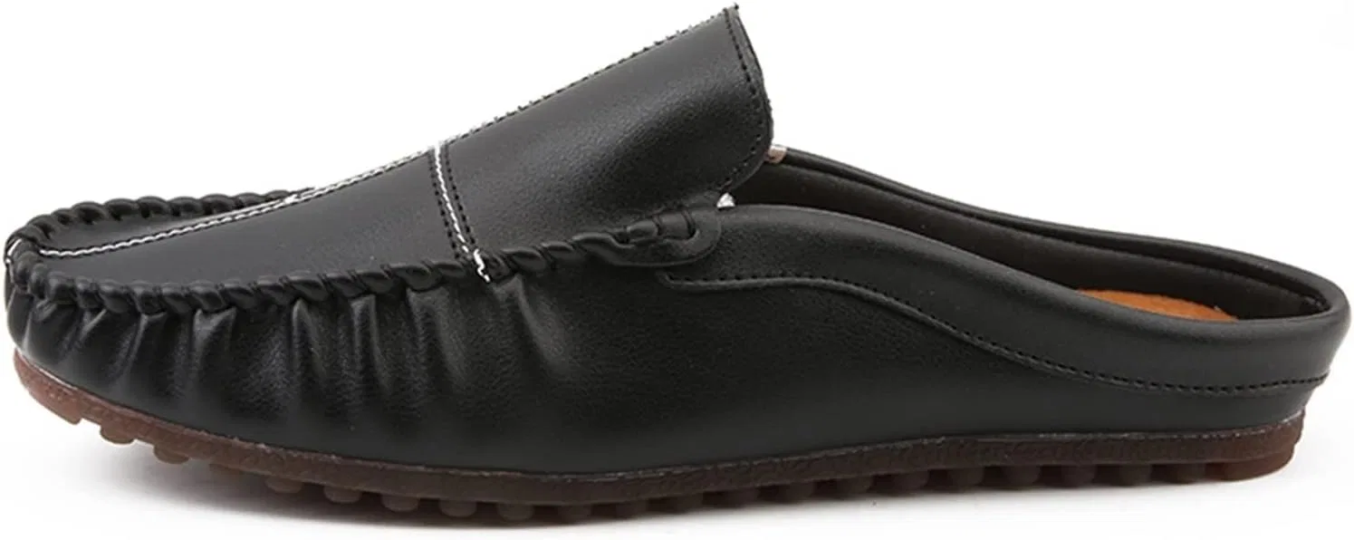 Мокасины с прострочкой, Loafers, черный