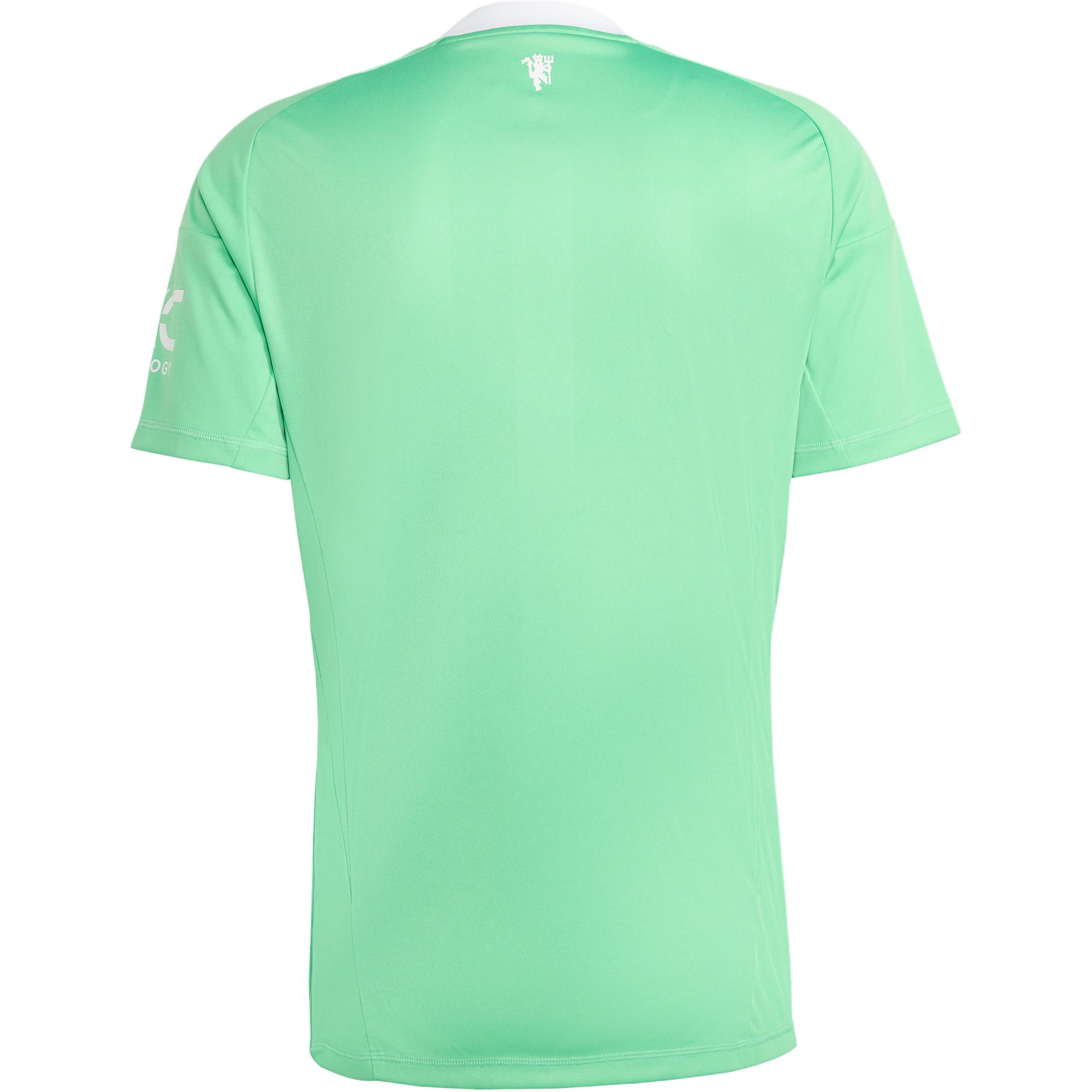 Футболка вратаря Manchester United 25/26 третья Adidas Originals, ярко-зеленый — фото 2