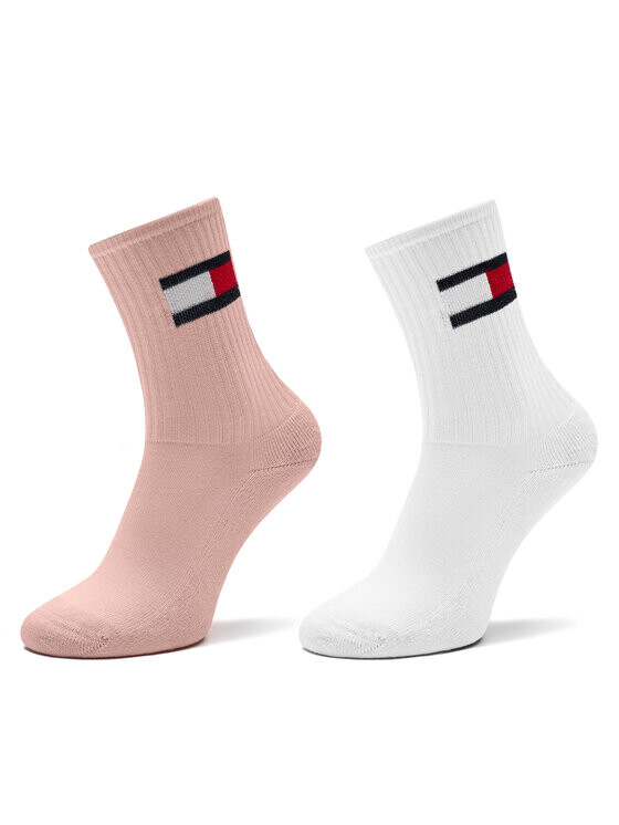 

Комплект из 2-х высоких детских носков Tommy Hilfiger, розовый