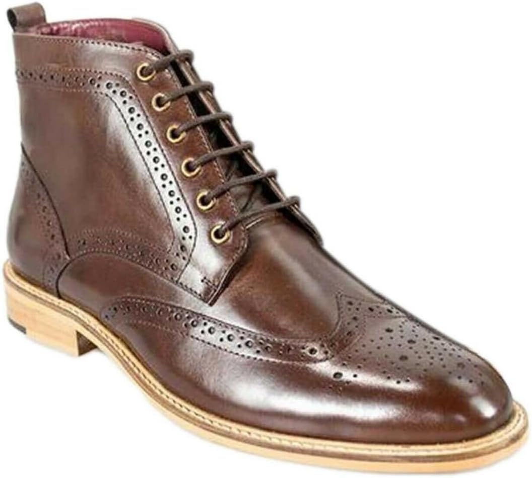 

Мужские ботинки челси из натуральной кожи на шнуровке Sirri, коричневый