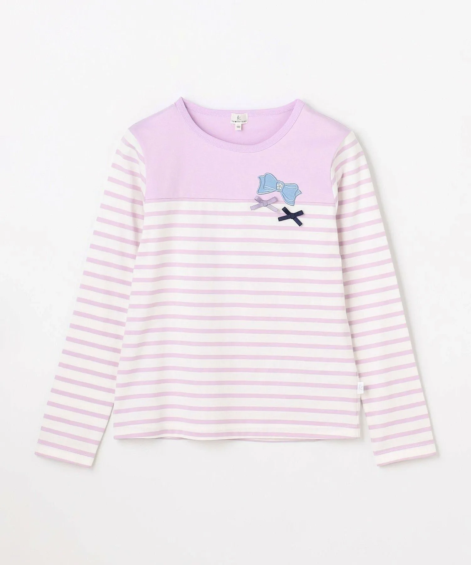 Футболка с ленточной каймой 150-160 см Suite Kids, цвет Lavender [182] — фото 4
