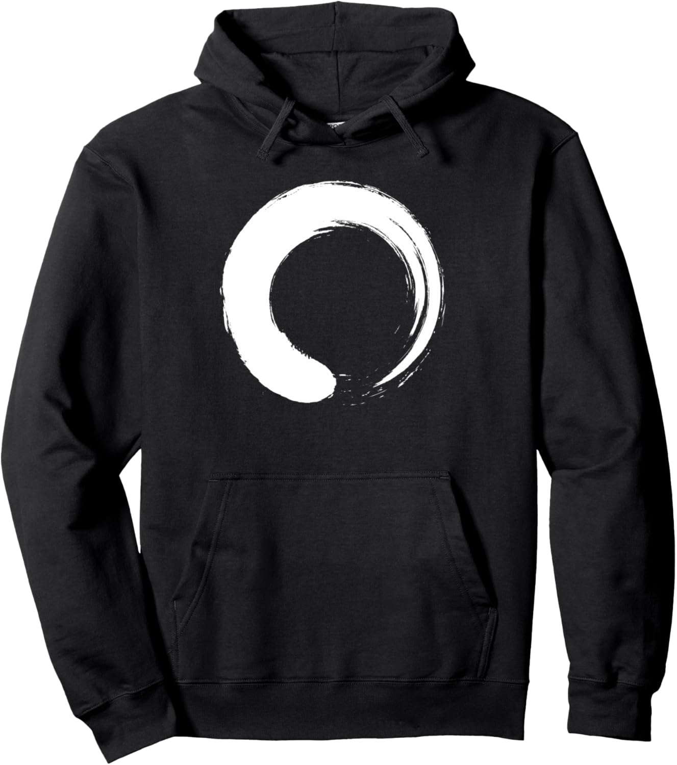 

Худи с символикой буддизма в стиле дзен-буддизма и буддизма, Япония Zen Buddhism Enso Circle Japanese Meditation Co., черный