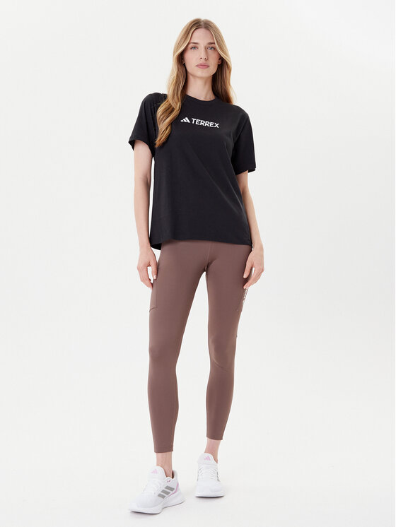 Футболка regular fit Terrex Classic Logo JF9131 Adidas, чёрный — фото 2
