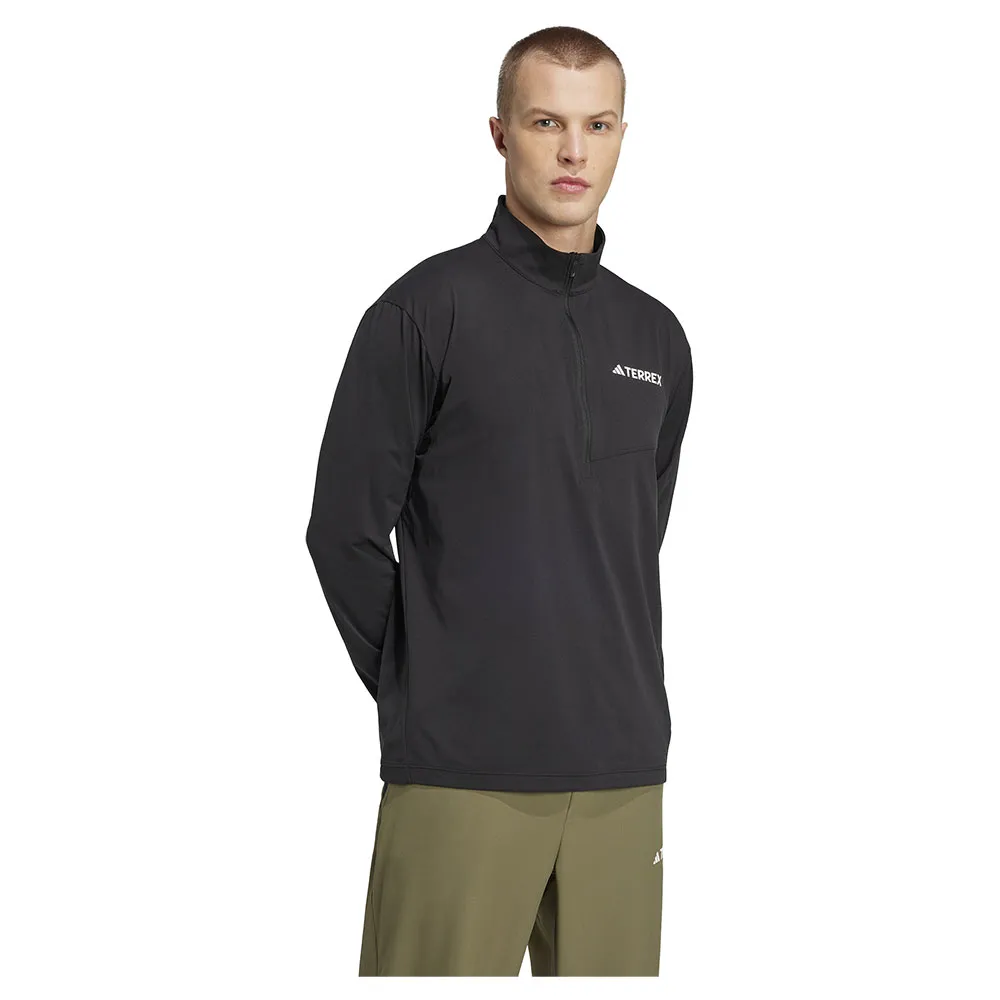 

Лонгслив adidas Terrex Multi Climacool half zip, черный