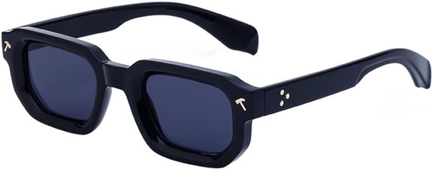 

Солнцезащитные очки UV400 с защитой от УФ-излучения — маленькая оправа с заклепками и градиентным покрытием, подходят для женщин и мужчин, для бега и занятий спортом на открытом воздухе UYPTK, Black Black