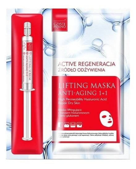 

Лифтинг-маска и сыворотка 2в1, 1 шт. Estetica, Clean Beauty