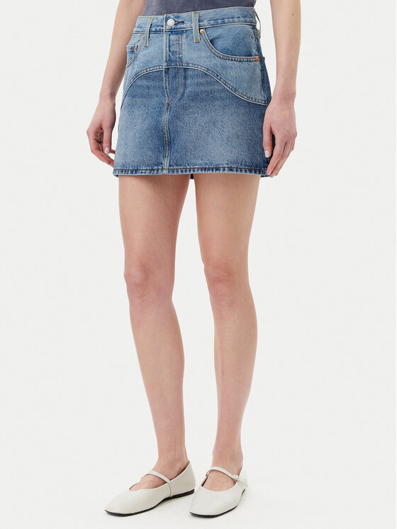 

Джинсовая юбка обычного кроя Western 501 001VJ-0001 Levi'S, синий