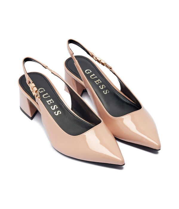 Туфли женские Guess на широком каблуке, серый — фото 3