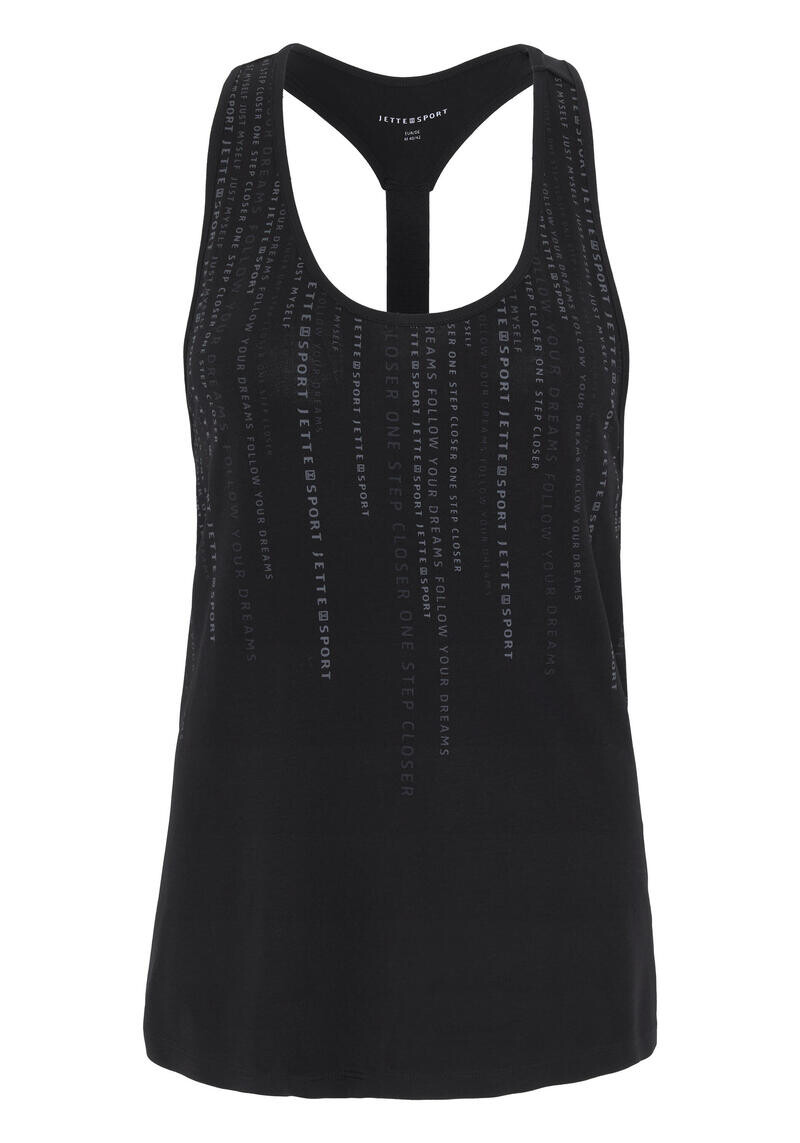 

Топ свободного кроя с принтом. JETTE SPORT, цвет schwarz
