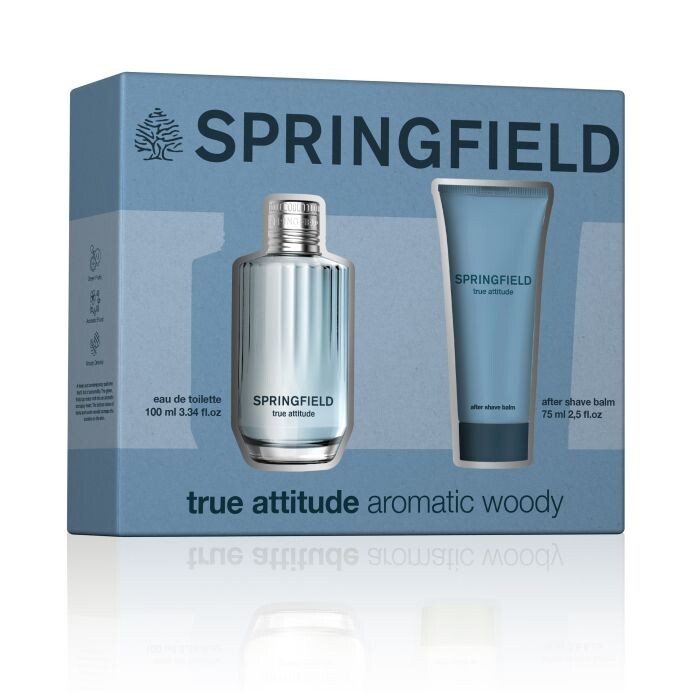 

Туалетная вода унисекс True Attitude Aromatic Woody Eau de Toilette Estuche de Regalo Springfield, EDT 100ML + Aftershave 75ML