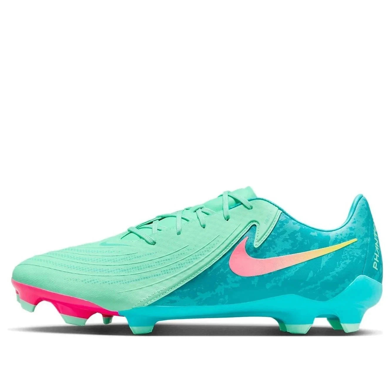 Бутсы для футбола Nike Phantom GX 2 Academy LV8 MG FJ2553-300 унисекс зеленые UWU780 Nike, зеленый — фото 3
