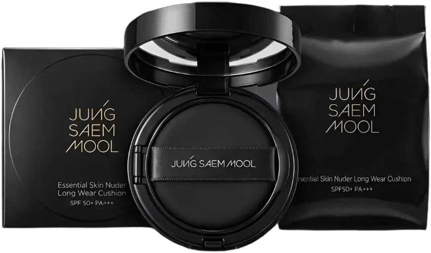 Тональное средство cushion Jon Senmal Essential Skin Noodle Long Wear, оттенок Light, SPF50+ PA+++, набор с рефилом — фото 3