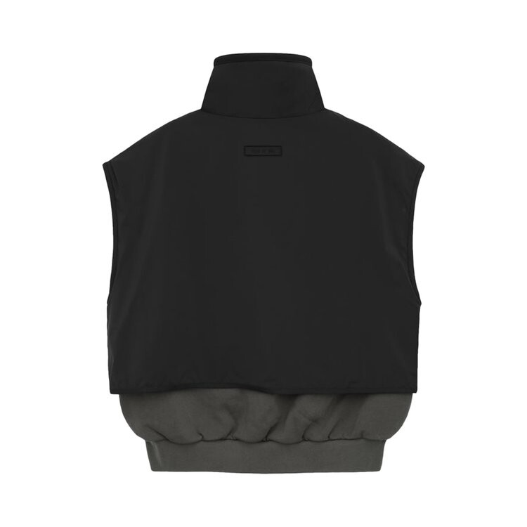 Жилет Fear Of God Essentials Fear of God Essentials Nylon Fleece Mockneck Vest, черный — фото 2